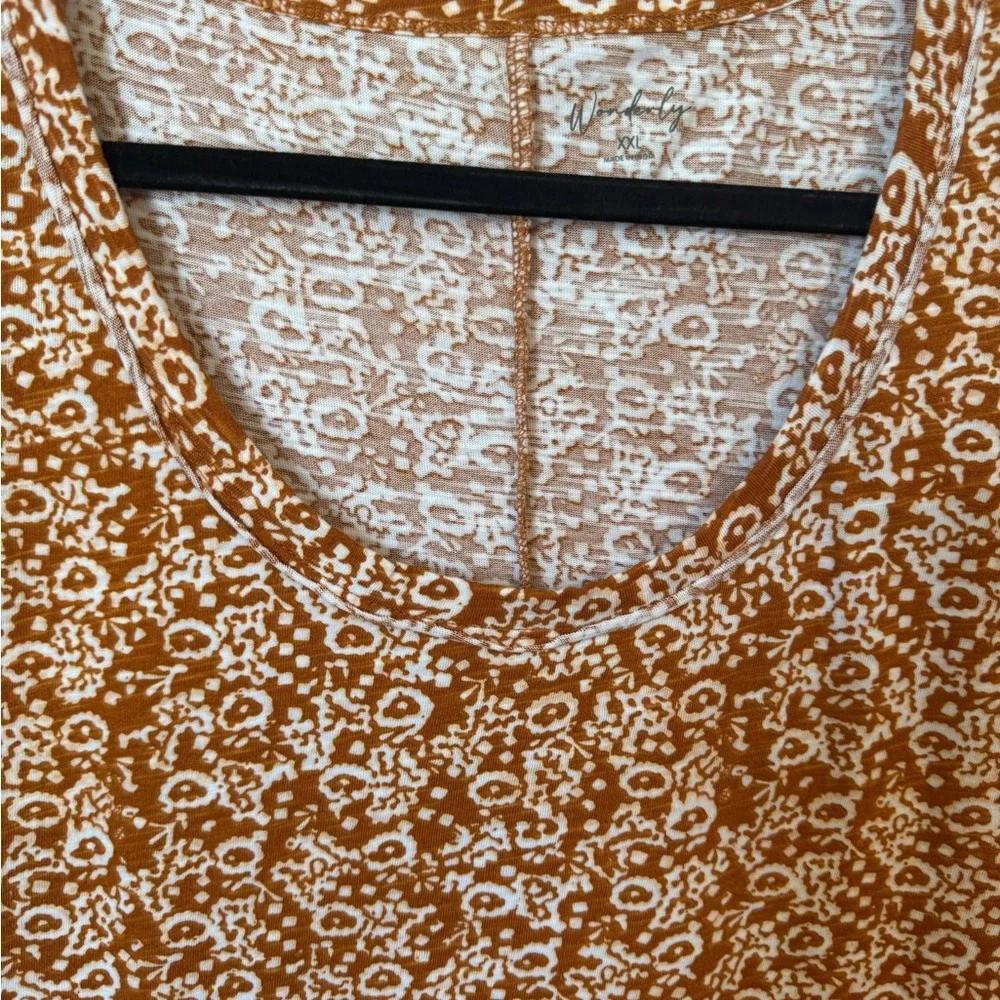 NWT  WONDERLY  SLEEVELESS SUMMER TOP   2X PLUS   #CL-13 - Picture 8 of 11